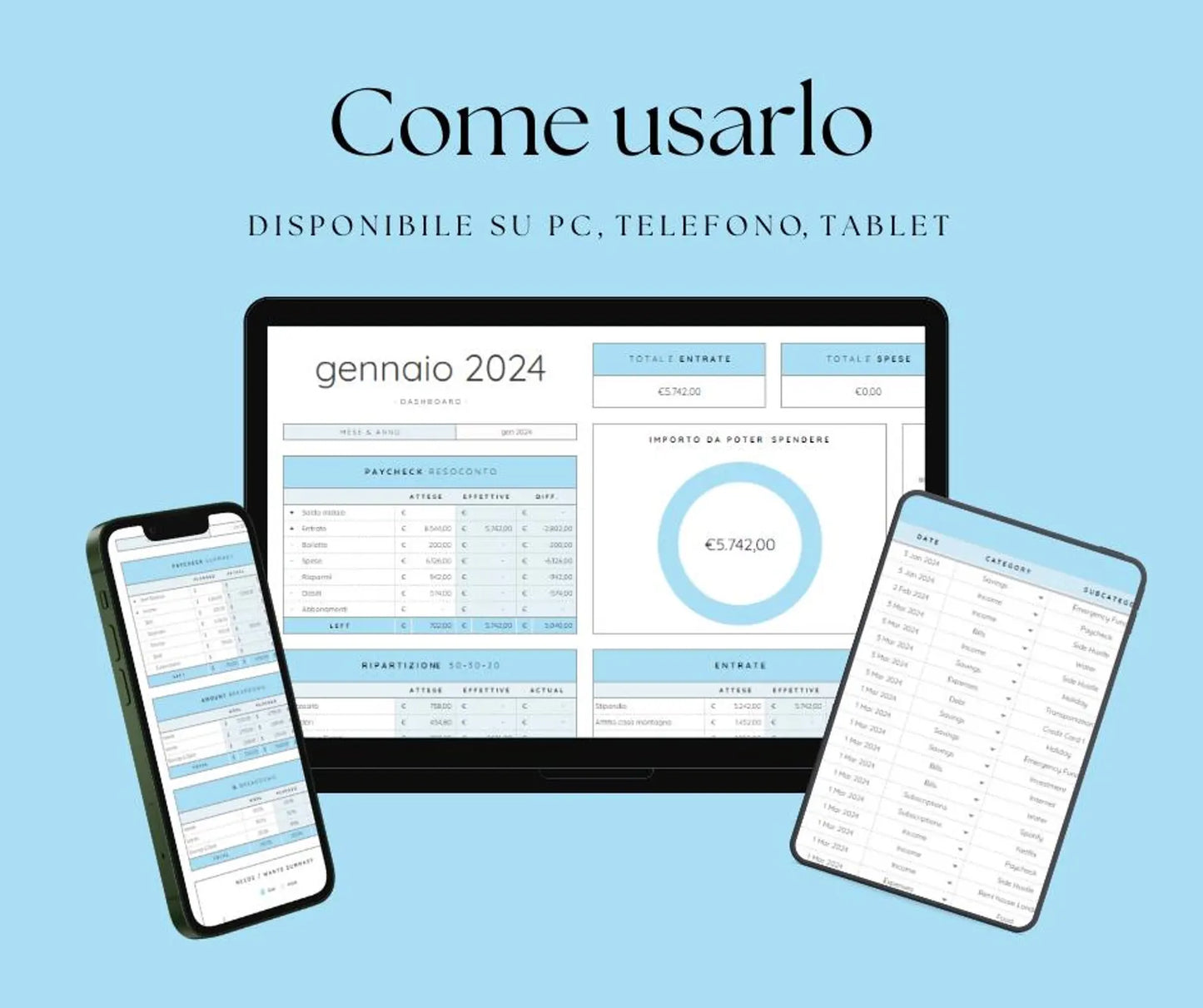 Gestione Budget (PRO)